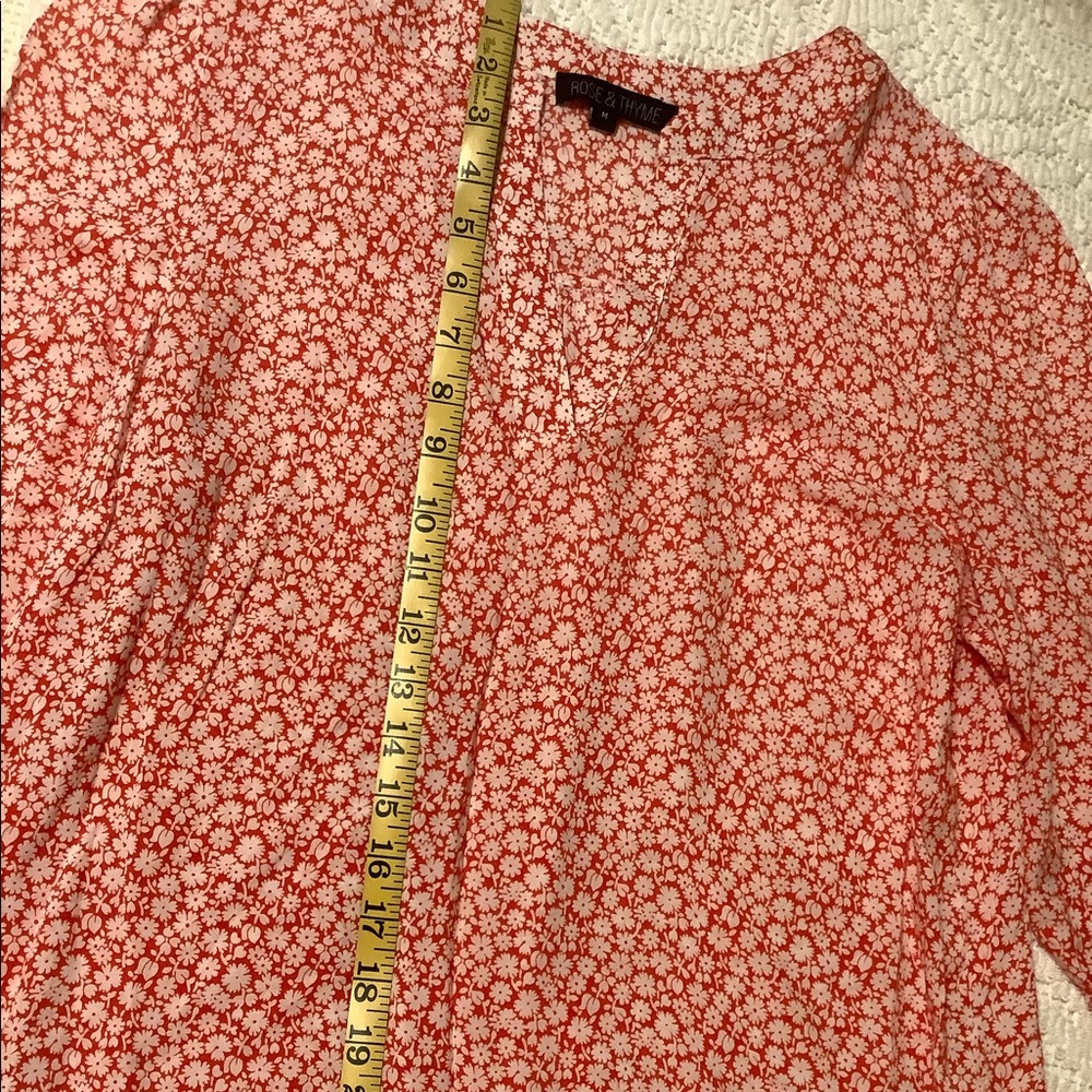 Rose & Thyme top (M)